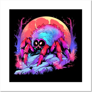 Colorful Scary Tarantula For Tarantula Lovers Posters and Art